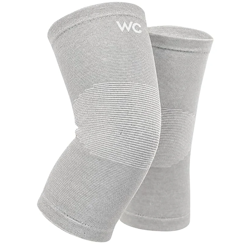 Wonder Care Ginocchiere in bambù per uomo, donna, supporto per corsa, palestra, badminton, sport, compressione, ginocchiera perfetta per dolore e maggiore comfort — Abbigliamento riscaldato