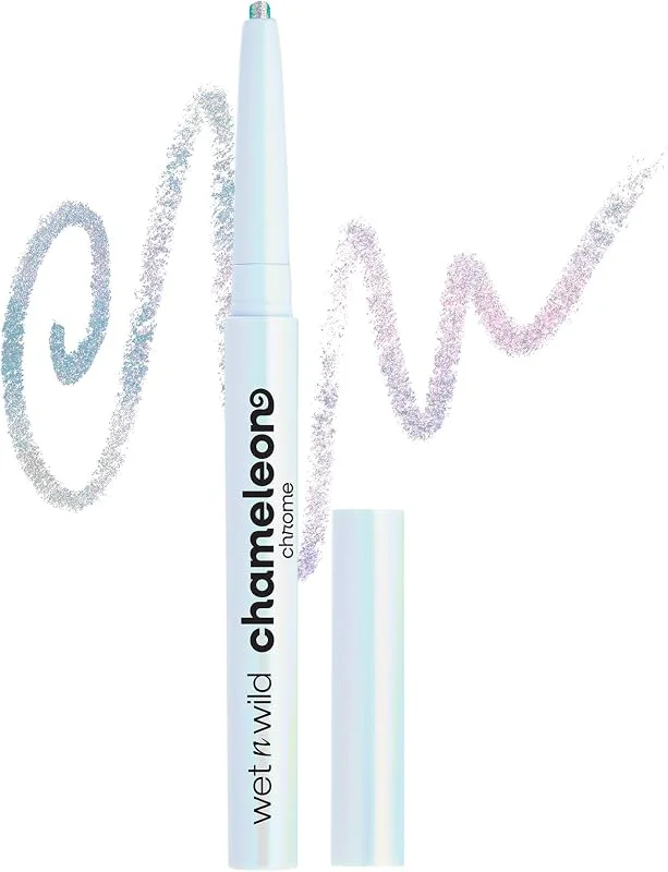 Wet n Wild Chameleon Chrome Eyeliner Impermeabile e Retraibile, Pigmenti Iridescenti, Riflettono la luce per un Cambio Dinamico del Colore, a Prova di Sbavatura, Dura fino a 18 hr, Electric Prism — Trucco