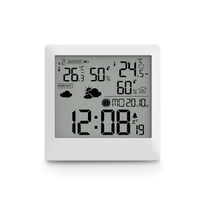 Stazione meteo "Palawan", av. det. ext., radio, riv., thermo, hygro, blc — Umidificatore