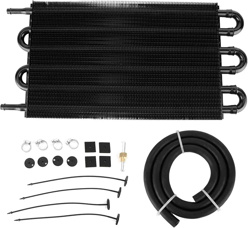 Kit radiatore Olio Motore per Trasmissione a 6 File di Auto Radiatore di Raffreddamento remoto Universale in Alluminio per Automobili — Riscaldamento