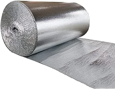 Rotolo di Pellicola Riflettente per radiatore, Pannelli Riflettenti per Il Calore, Isolamento Termico Riflettente, barriera radiante, Rotolo di Pellicola Isolante a Bolle in Alluminio a dopp — Riscaldamento