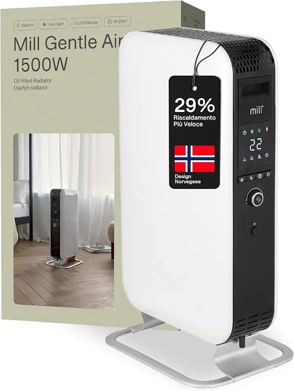 Mill Gentle Air Oil Filled Radiator 1500W — Riscaldamento