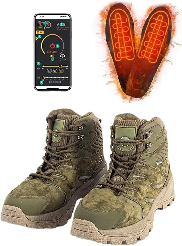 Scarpe riscaldanti elettriche, stivali riscaldati Ciaspole da neve da — Abbigliamento riscaldato