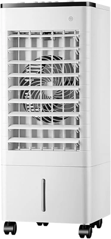 Condizionatori a Evaporazione 15hTimer e Telecomando 9L 3 velocità Raffreddatore d'Aria Portatile Senza Tubo Climatizzatore Evaporativo Ventilatore per Ufficio Domestico Bianco — Umidificatore