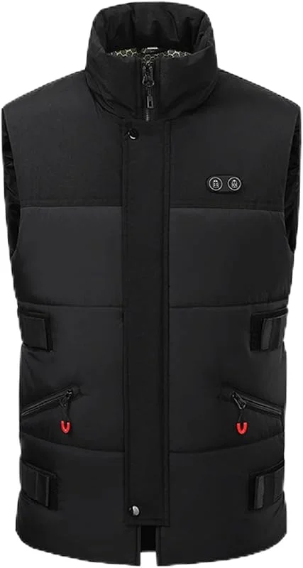 Gilet riscaldato elettrico USB per uomo donna cappotto invernale termico a 11 zone leggero lavabile usura riscaldamento esterno temperatura regolabile gilet — Abbigliamento riscaldato