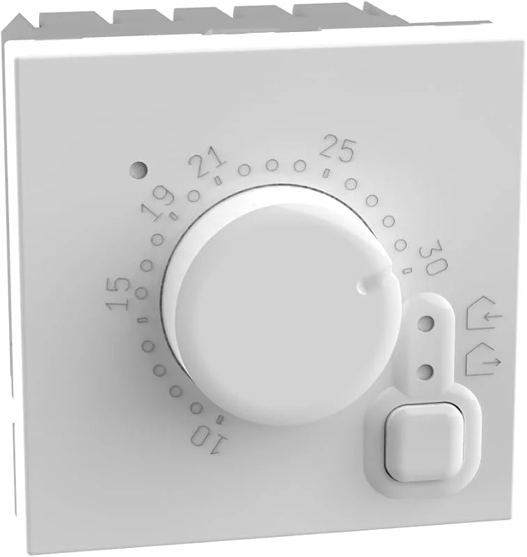 BTICINO MatixGO Termostato 2 moduli Bianco JW4441 Termostato ambiente elettronico — Riscaldamento
