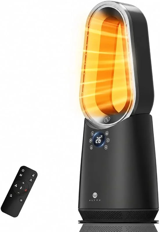 Termoventilatore a Torre, 2000 W Riscaldamento Ceramico e Ventilatore 28 W