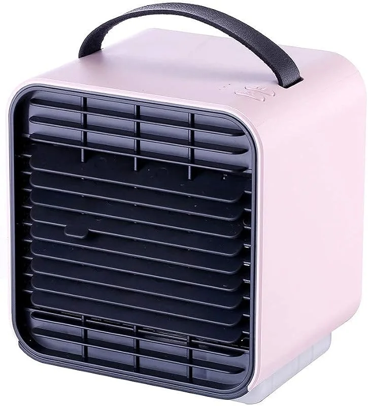 Raffreddatore d'Aria Condizionatore Personale evaporativo, umidificatori, Ricaricabile Tramite USB, Piccola unità di Raffreddamento, Silenzioso e a Risparmio energetico, Ecologico, Mini Formato — Umidificatore