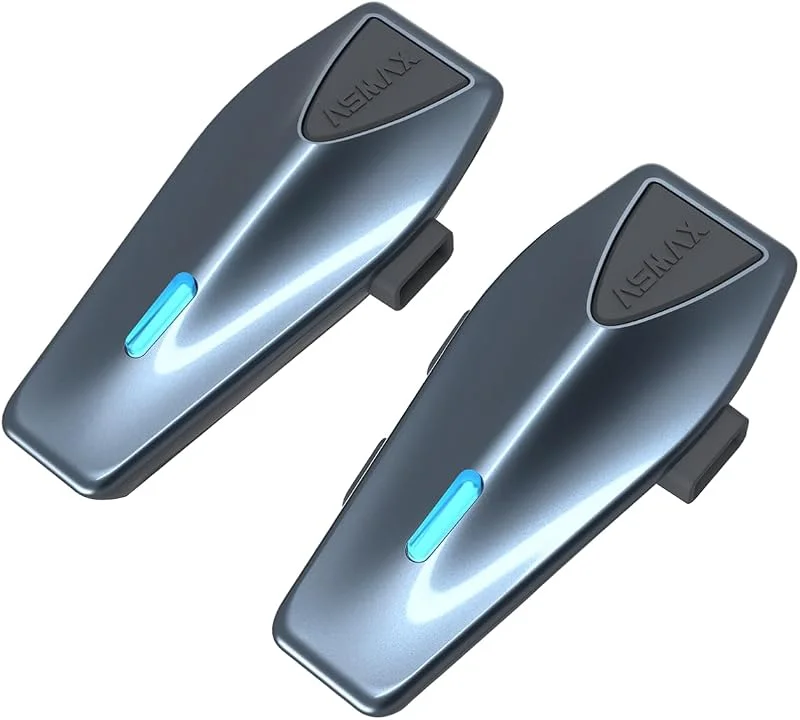 ASMAX S1 Interfono Moto Coppia, 8 Piloti Mesh Interfono, Controllo Vocale — Abbigliamento riscaldato