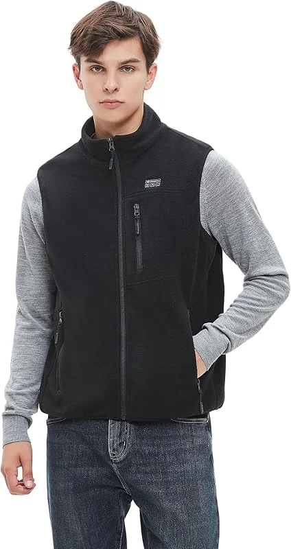 Pile Gilet Riscaldato Uomo con 16000mAh 7.4V Batteria Inclusa, Giubbotto Riscaldante per Uomini, Gilet Riscaldato in Pile per Caccia, Sci e Motociclismo all'Aperto-L — Abbigliamento riscaldato