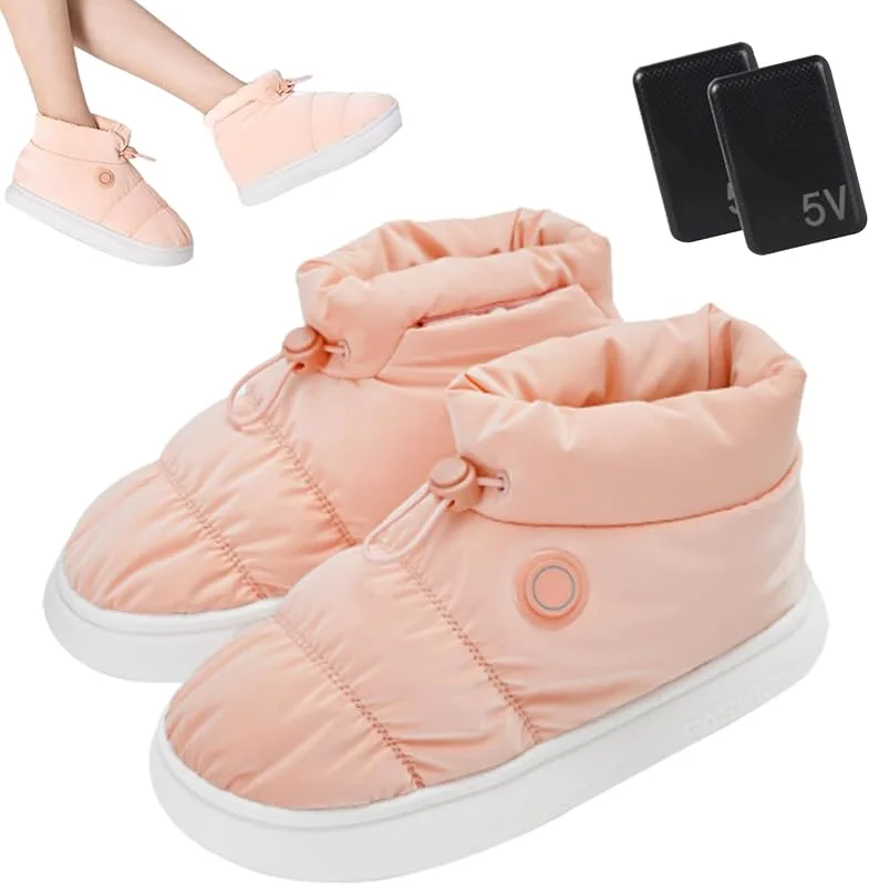 Stivali riscaldati, unisex, ricaricabili elettriche, scarpe riscaldate da uomo, ricaricabili, termiche, mantengono i piedi caldi per l'inverno, per interni ed esterni, unisex — Abbigliamento riscaldato