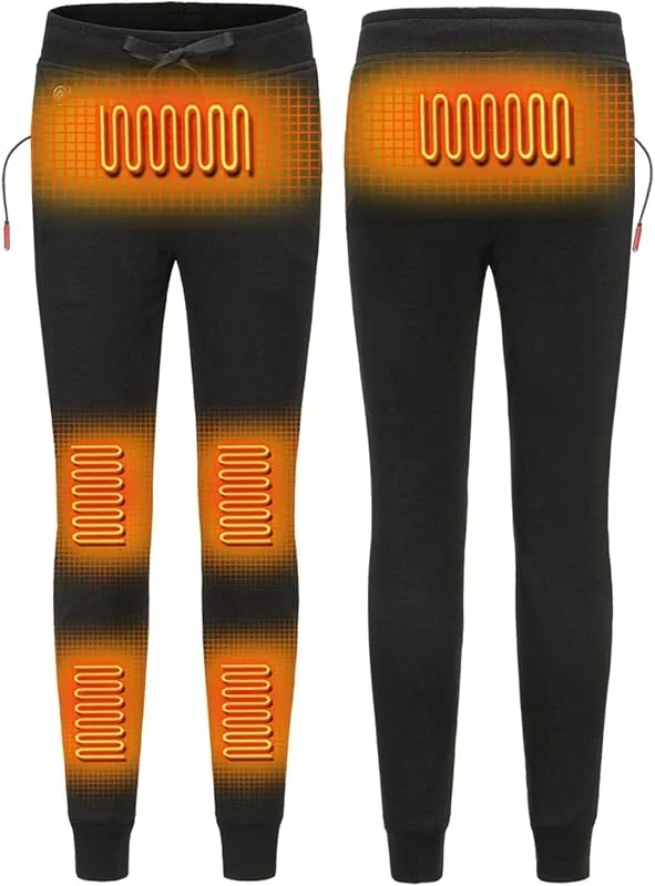 Pantaloni Riscaldati Elettrici USB Pantaloni Riscaldanti Elettrici Pantaloni Riscaldanti Termici Lavabili Pantaloni Riscaldati Isolati Leggings A Vita Alta Pantaloni Caldi Inver, M — Abbigliamento riscaldato