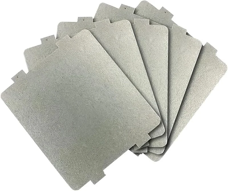 5pcs Foglio di Mica per Microonde Universale Piastra di Mica Piastre a Microonde Protezione e Ricambi di Qualità Superiore per Forno a Microonde Per Microonde e Forno 9.9 x 10.8 cm — Riscaldamento