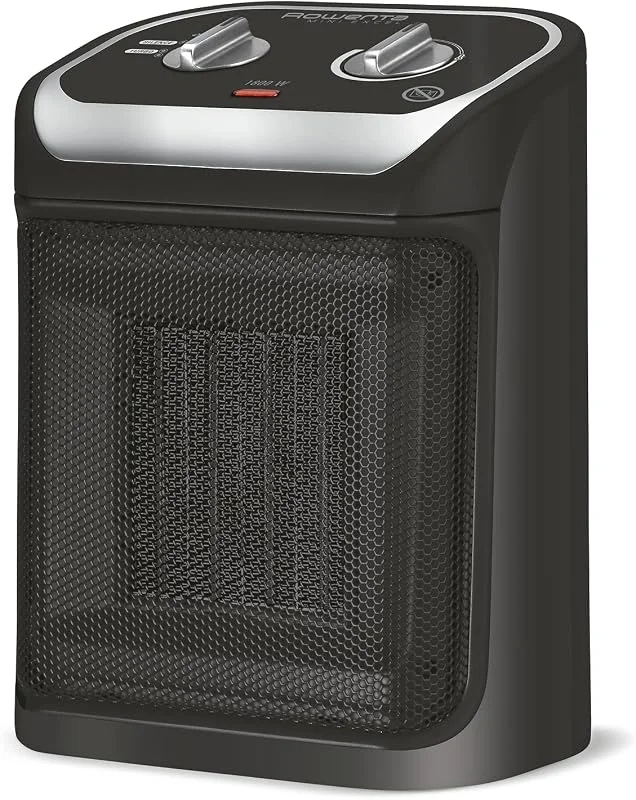 Rowenta Mini Excel 2 in 1 Riscaldatore elettrico, Riscaldamento supplementare, Ventilazione fredda, Potente, Silenzioso, Compact SO9261F0