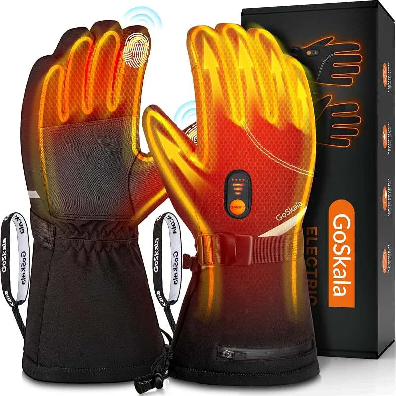 Guanti Riscaldati Uomo Donna, Batterie 7, 4 V 6000 mAh — Abbigliamento riscaldato