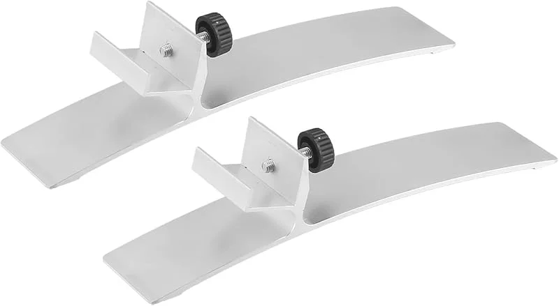 Supporto riscaldante regolabile per pannelli a parete Piedini in lega di alluminio per pannelli di riscaldamento a infrarossi 1300 mm di lunghezza x 610 mm di larghezza per telaio da 16-22 mm Set di