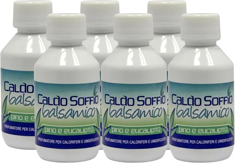 FEI FAN Dea Caldo Soffio Balsamico, Pino e Eucalipto, Profumatore per Caloriferi e Umidificatori 125ml (6 unità) — Casa e cucina