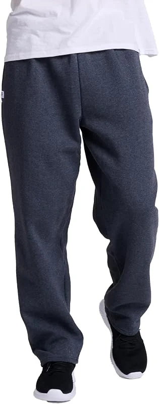 Russell Athletic - Dri-Power Open Bottom Sweatpants with Pockets, Pantaloni da Tuta Uomo — Abbigliamento riscaldato