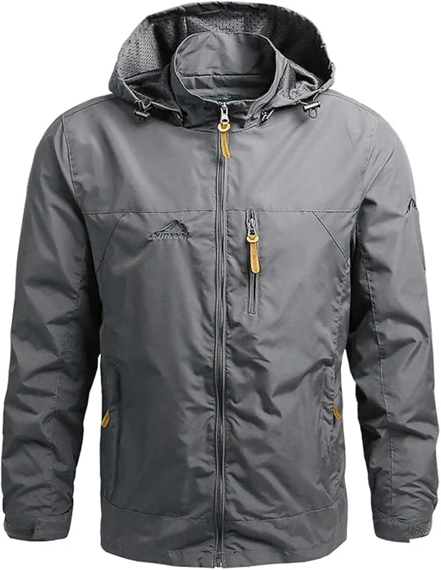 TOFOTL Giacca Uomo Casual Zip Elegante Giubbotto Leggero Uomo Trekking Field Running — Abbigliamento riscaldato