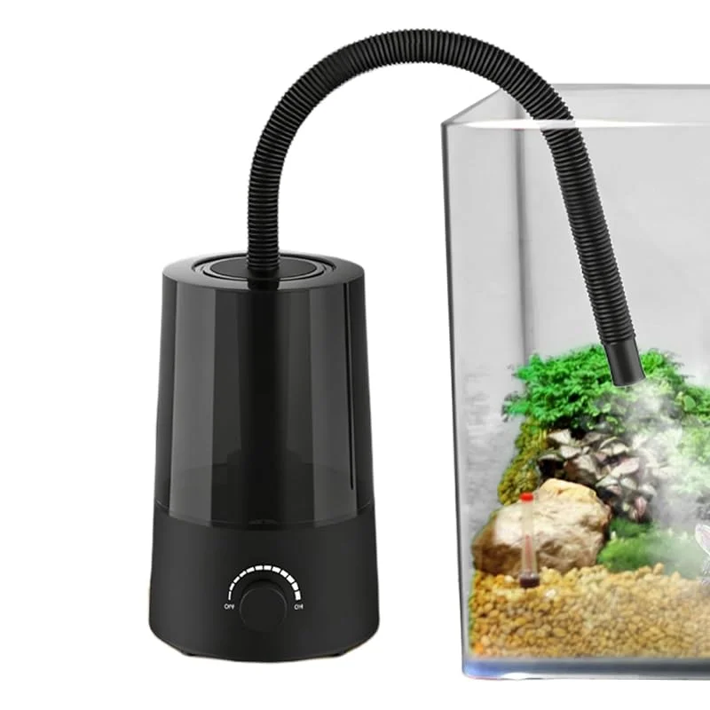 Umidificatore per rettili, 2, 5 l, spegnimento automatico, nebulizzatore per