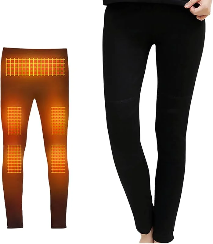 Set di Biancheria Intima Riscaldata Vestiti Ricaricabili USB Pantaloni Termici Elettrici Intelligenti Riscaldati su Tutto Il Corpo e a Temperatura Controllata Inverno — Abbigliamento riscaldato