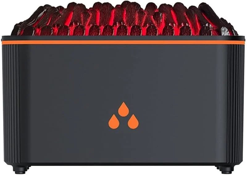 Umidificatore effetto fiamma diffusore di aromi silenzioso per mini camera