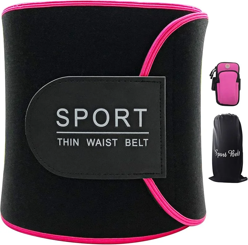 Fascia Addominale Dimagrante, Cintura Addominale Cintura Dimagrante Donna per Bruciore di Stomaco e Schiena Supporto Lombare Cintura Regolabile in Sauna in Neoprene-45 Pollici — Abbigliamento riscaldato