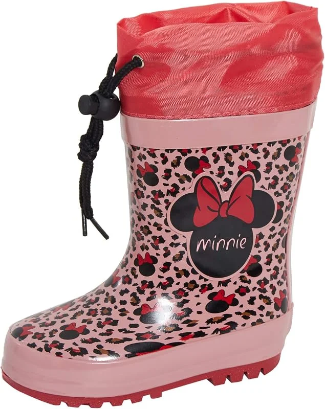 Disney Frozen 2 Tie Top Wellington Stivali Ragazze Wellingtons Elsa Anna Gomma Stivali di Gomma Pioggia Neve Welly Scarpe — Abbigliamento riscaldato