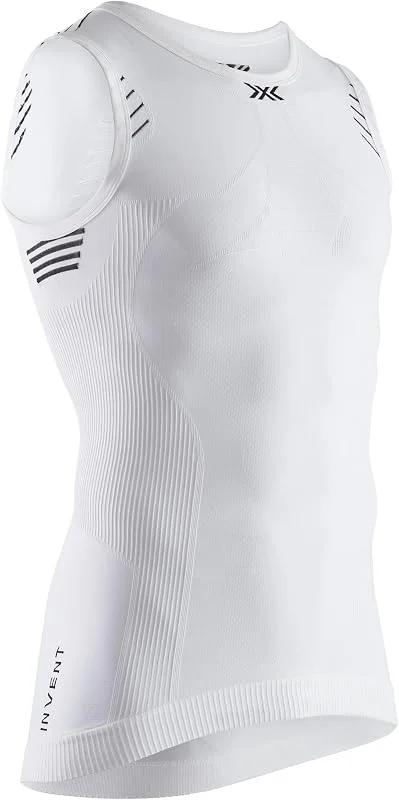 X-Bionic Invent 4.0 - Maglia Termica Uomo Senza Maniche a Compressione - Canotta Termica Uomo ad Alte Prestazioni per Running, Sci, Ciclismo, Fitness, e Sport Invernali — Abbigliamento riscaldato